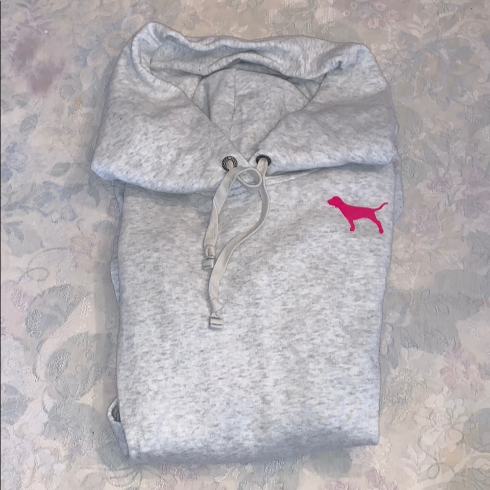 Pink Victoria’s Secret sweatshirt